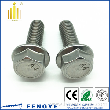 stainless steel motorcycle car parts flange screws bolt